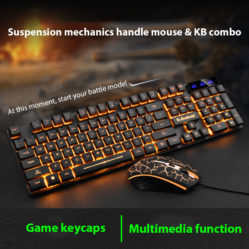 Gaming Keyboard And Mouse Combo Wireless - KM320 Keyboard And Mouse Set Waterproof