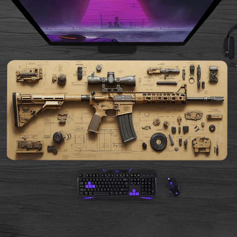 Gaming Keyboard High Ground - Parts Disassemble Soft Gaming Mouse Pad