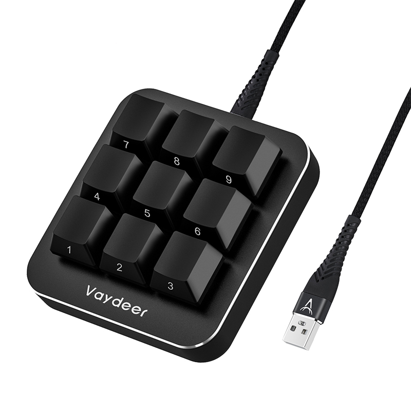 Gaming Keyboard Mini Mechanical - Multifunctional Keyboard with 9 Fully Programmable