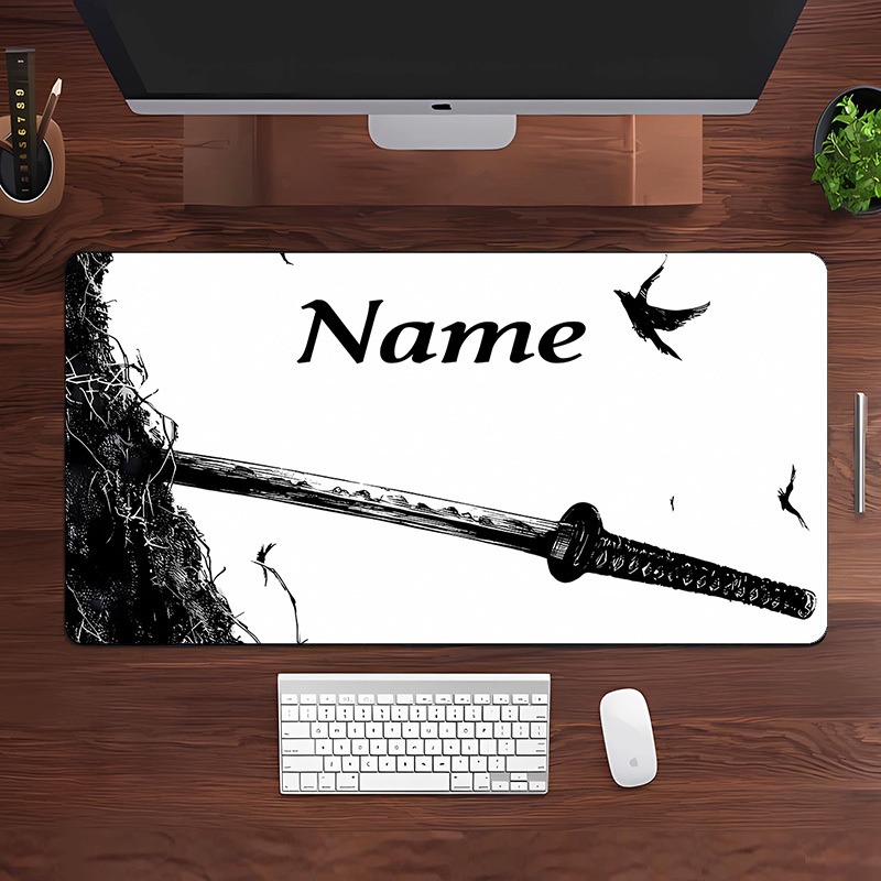 Gaming Keyboard Name - Wanderer Theme Custom Name Desk Pad,