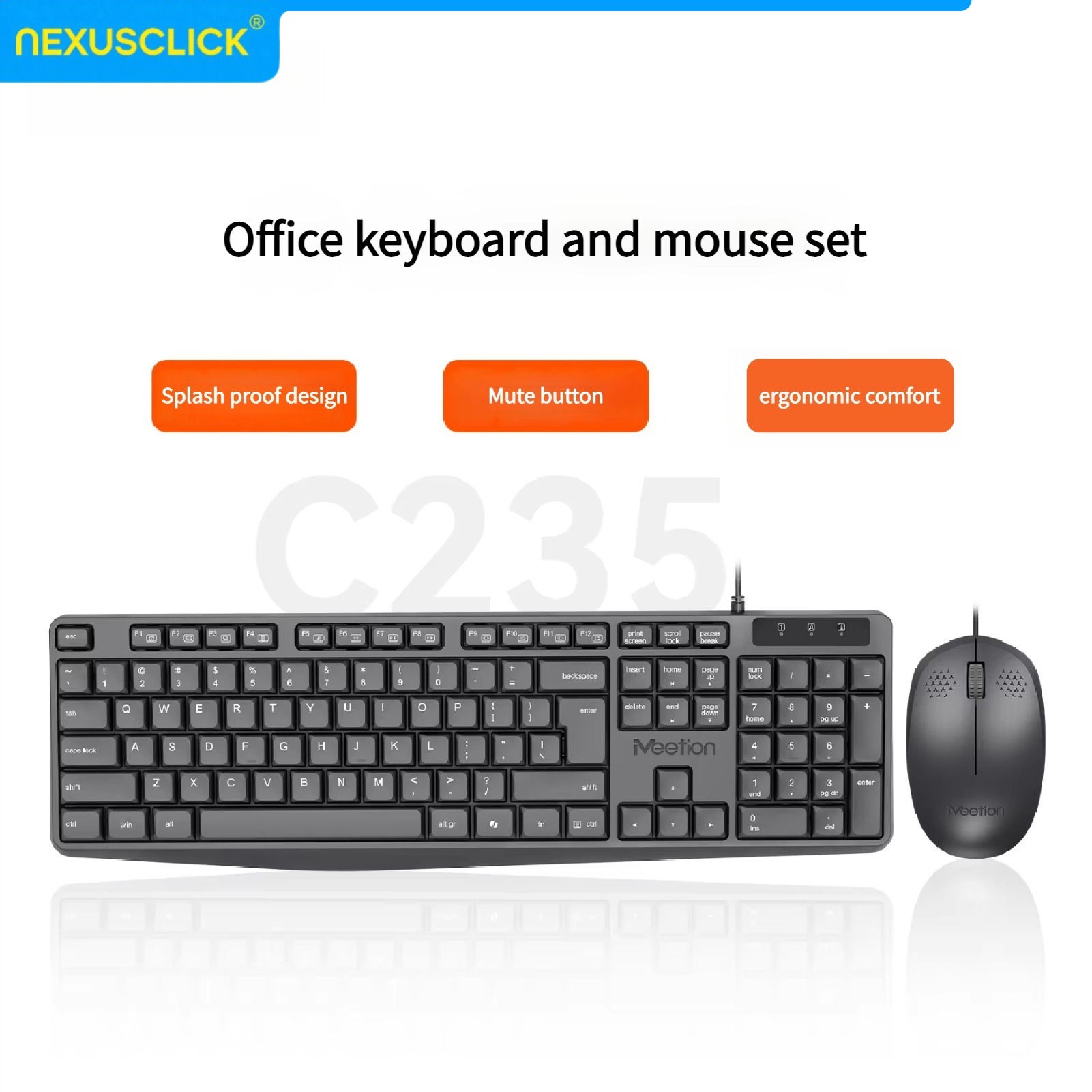 NexusClick Arabic English Wire - огляд і ціна Gaming Keyboard That Is Quiet