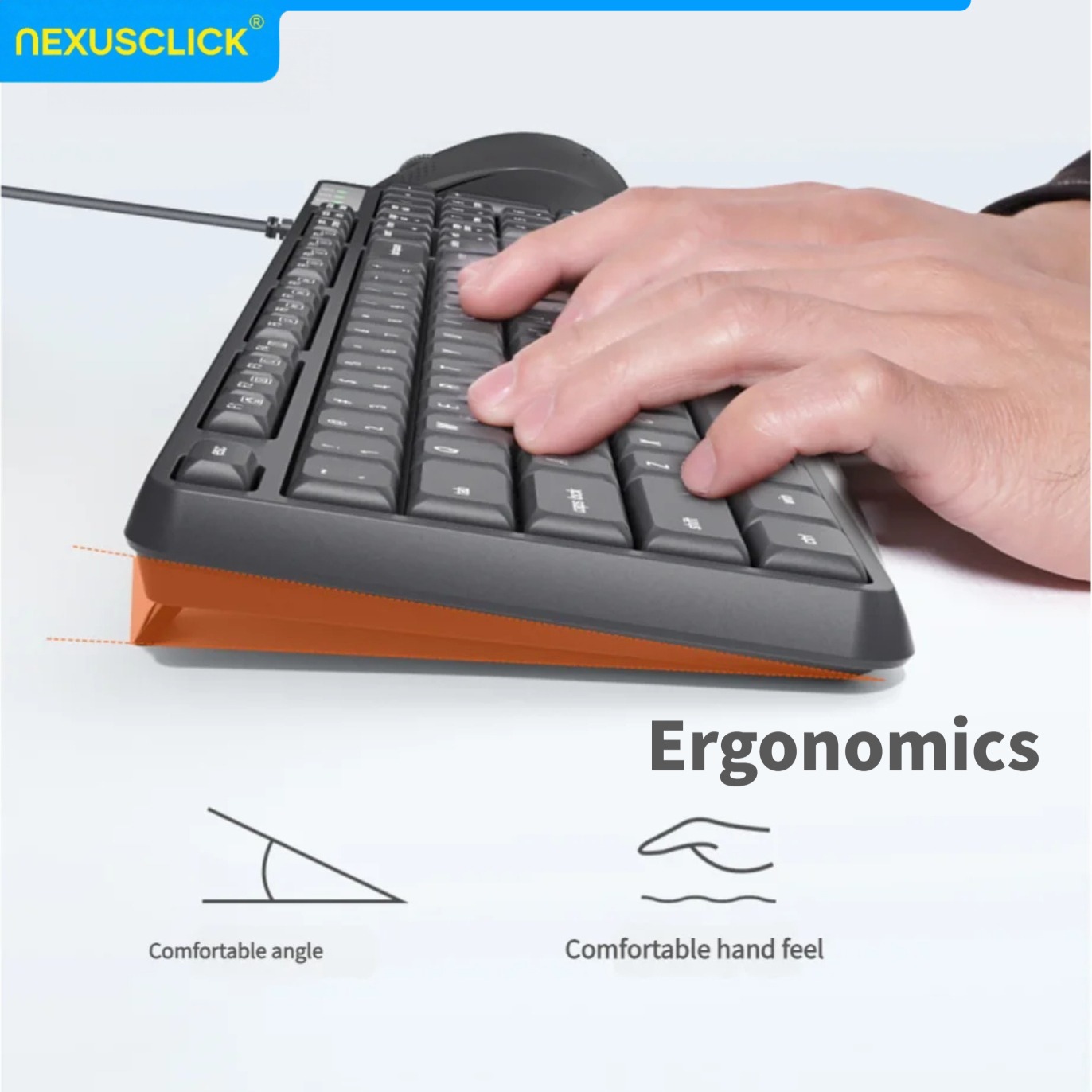 NexusClick Arabic English Wire - огляд і ціна Gaming Keyboard That Is Quiet