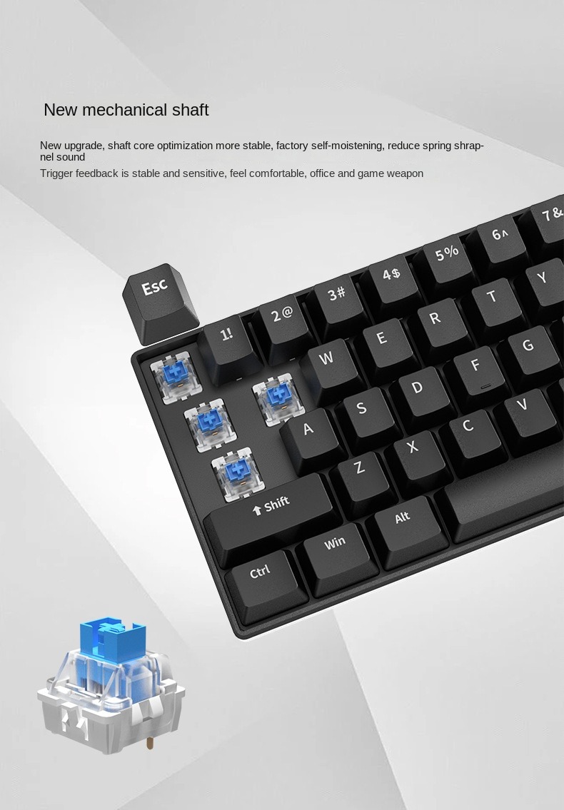 Gaming Keyboard White Mechanic - огляд і ціна Gaming Keyboard Budget