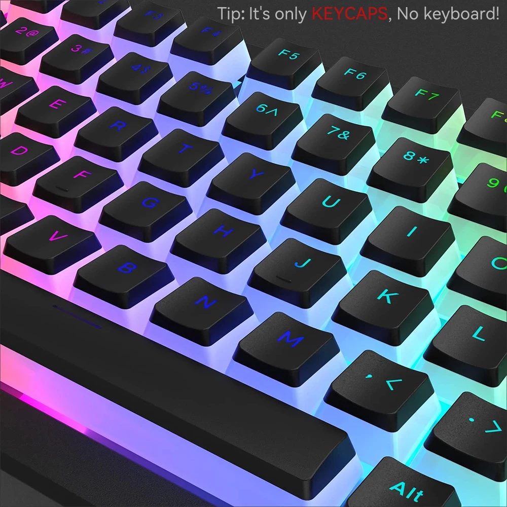 New Pudding PBT Keycaps 129 Ke - огляд і ціна Gaming Keyboard Budget
