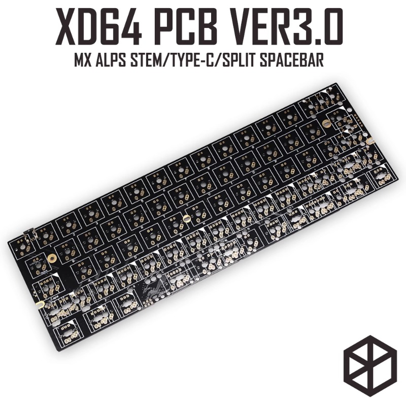 XD64 XD60 3.0 Mechanical Keybo - огляд і ціна Hot Swap Pcb
