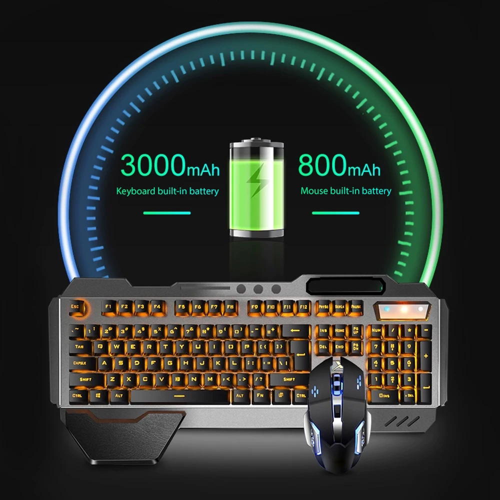 K680 Rechargeable 2.4G wireles - огляд і ціна Gaming Keyboard And Mouse Wireless