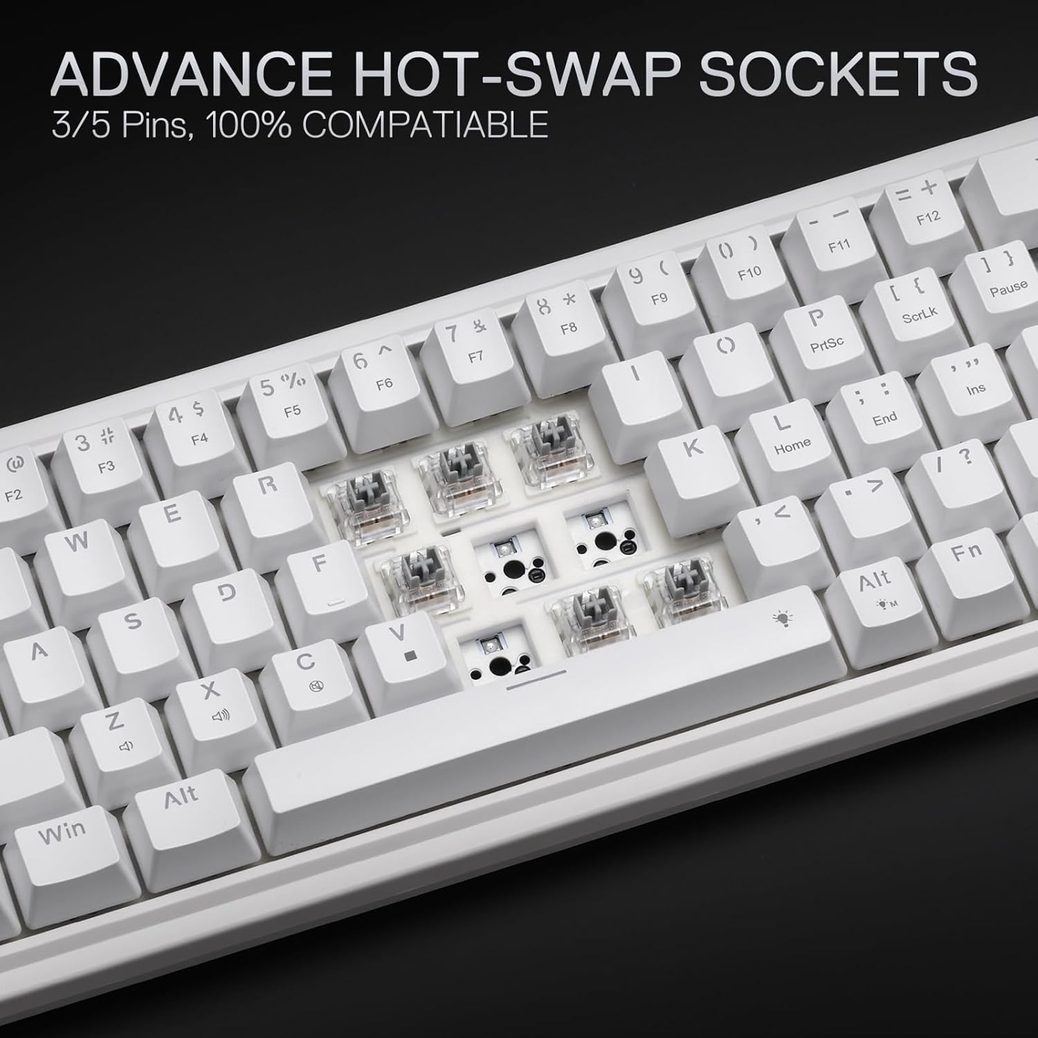 Redragon K709 65% Wired Gasket - огляд і ціна Gaming Keyboard No Noise