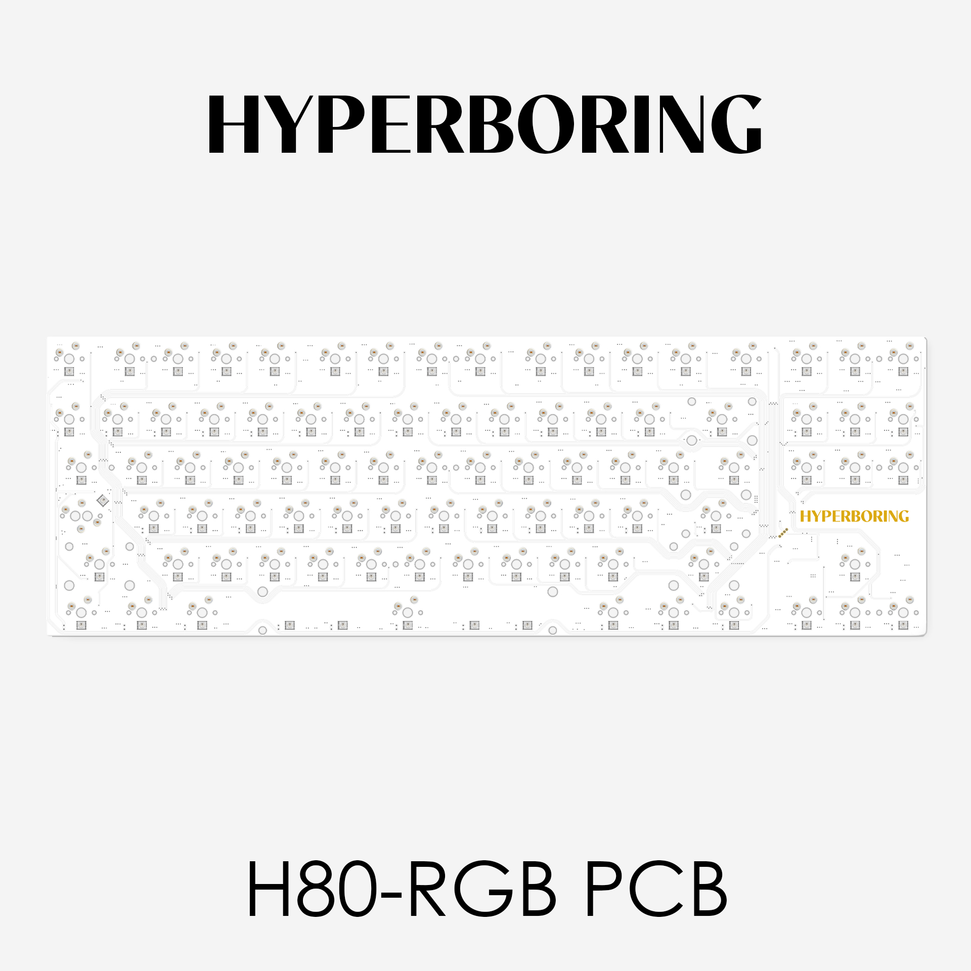 H80 RGB TKL 87 keys Wired Hots - огляд і ціна Hot Swap Pcb