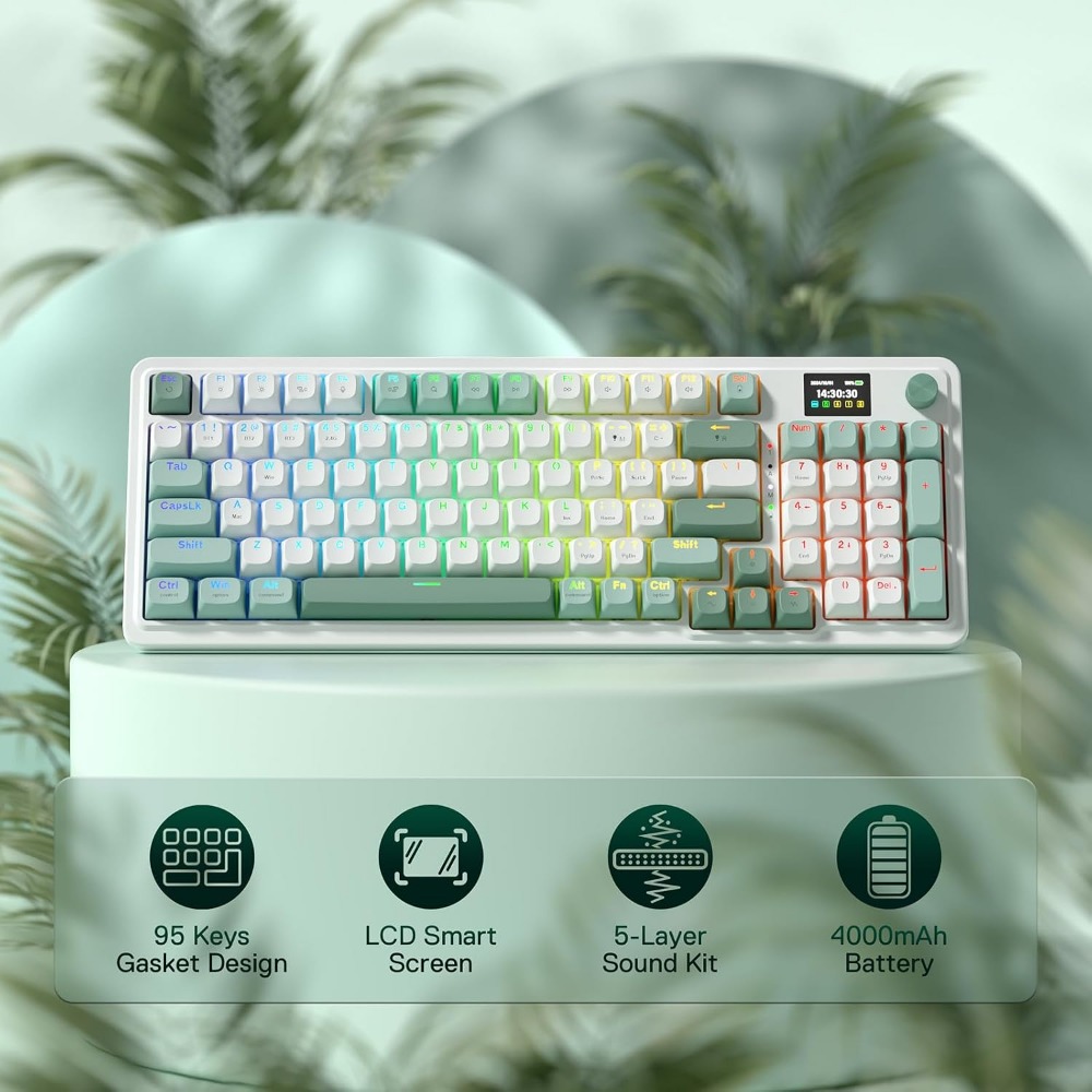 95 Key Wireless Gaming Keyboar - огляд і ціна Gaming Keyboard No Noise