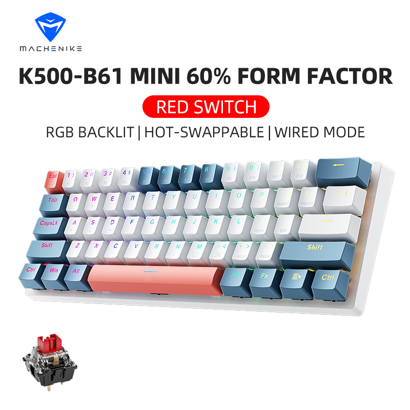 K500-B61 Machenike Mini Mechan - огляд і ціна Gaming Keyboard And Mouse Combo Wireless