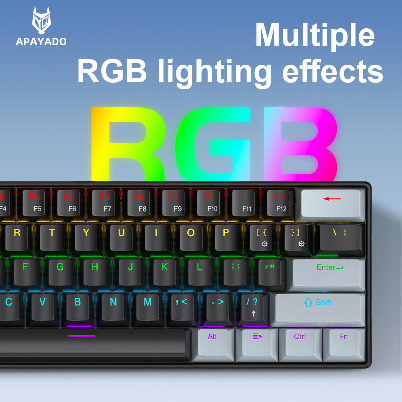 APAYADO K61 Mini Mechanical Ke - огляд і ціна Keyboard Gaming Blue Switch