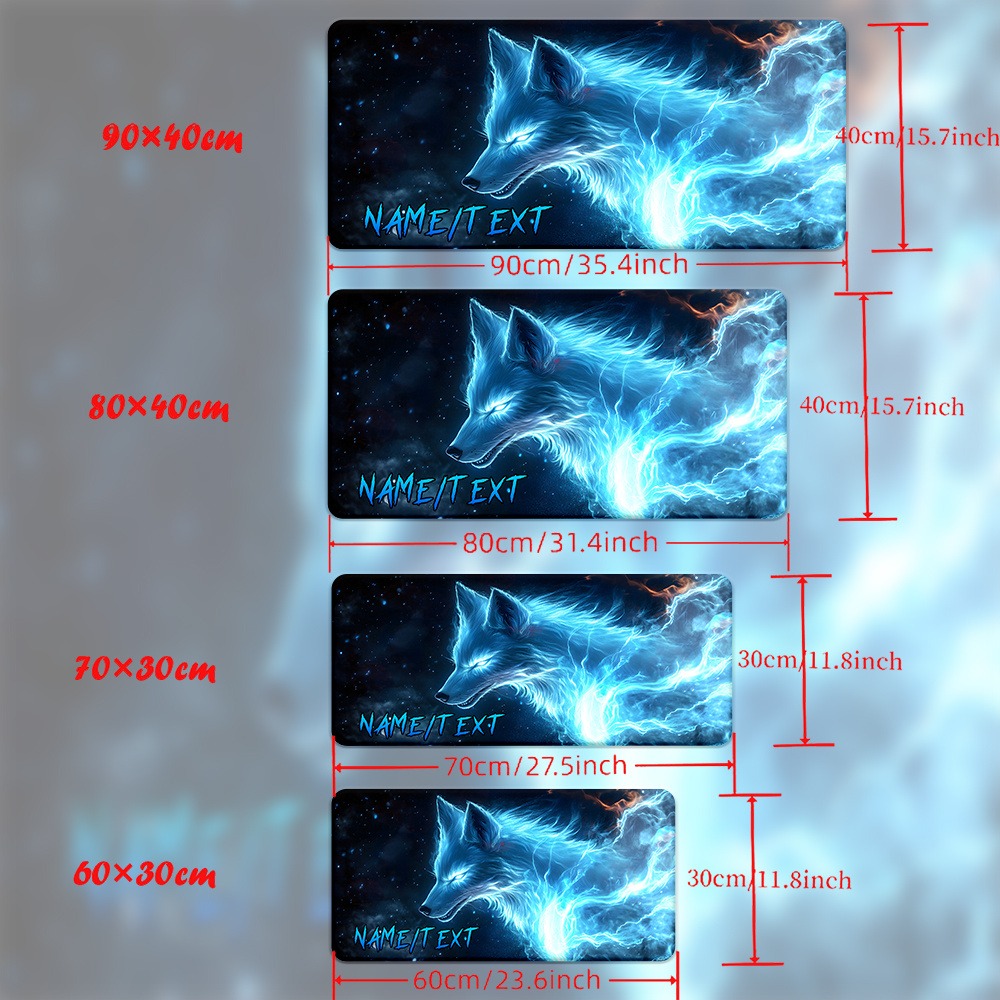 Custom Name Magic Wolf HD Prin - огляд і ціна Gaming Keyboard Name