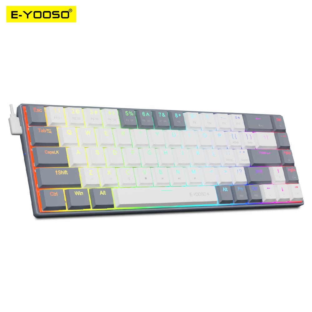E-YOOSO A68 RGB Mini Slim USB  - огляд і ціна Gaming Keyboard Budget