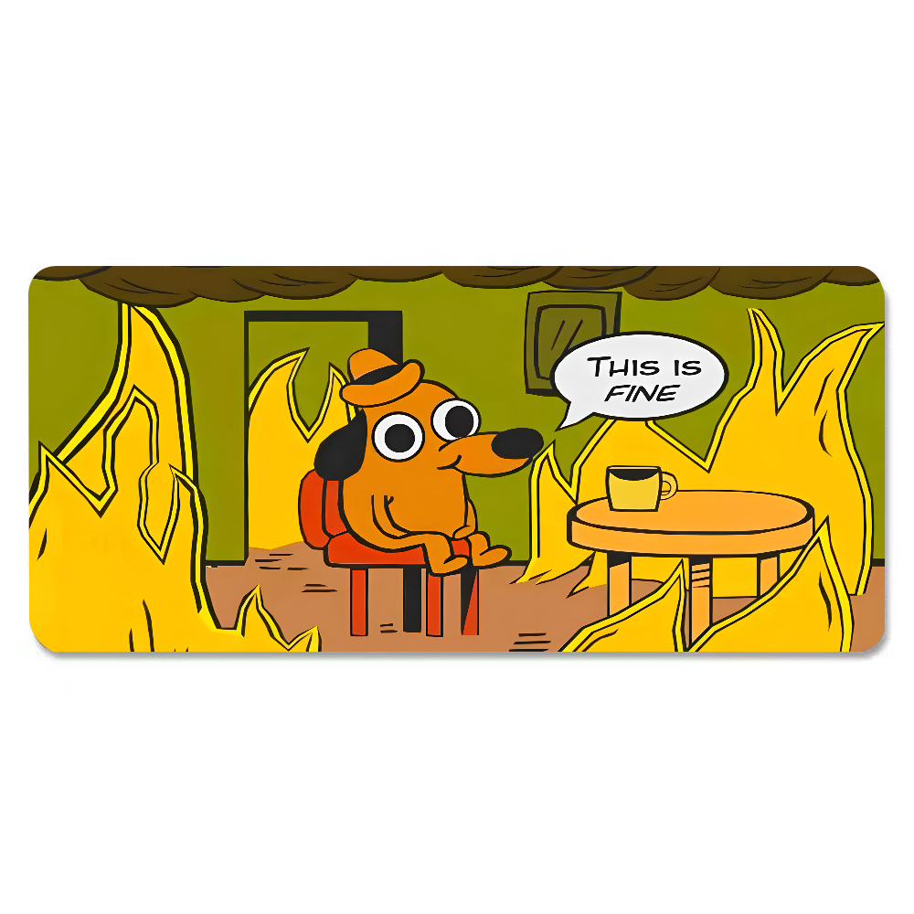 This Is Fine Dog Dachshund Mou - огляд і ціна Gaming Keyboard High Ground