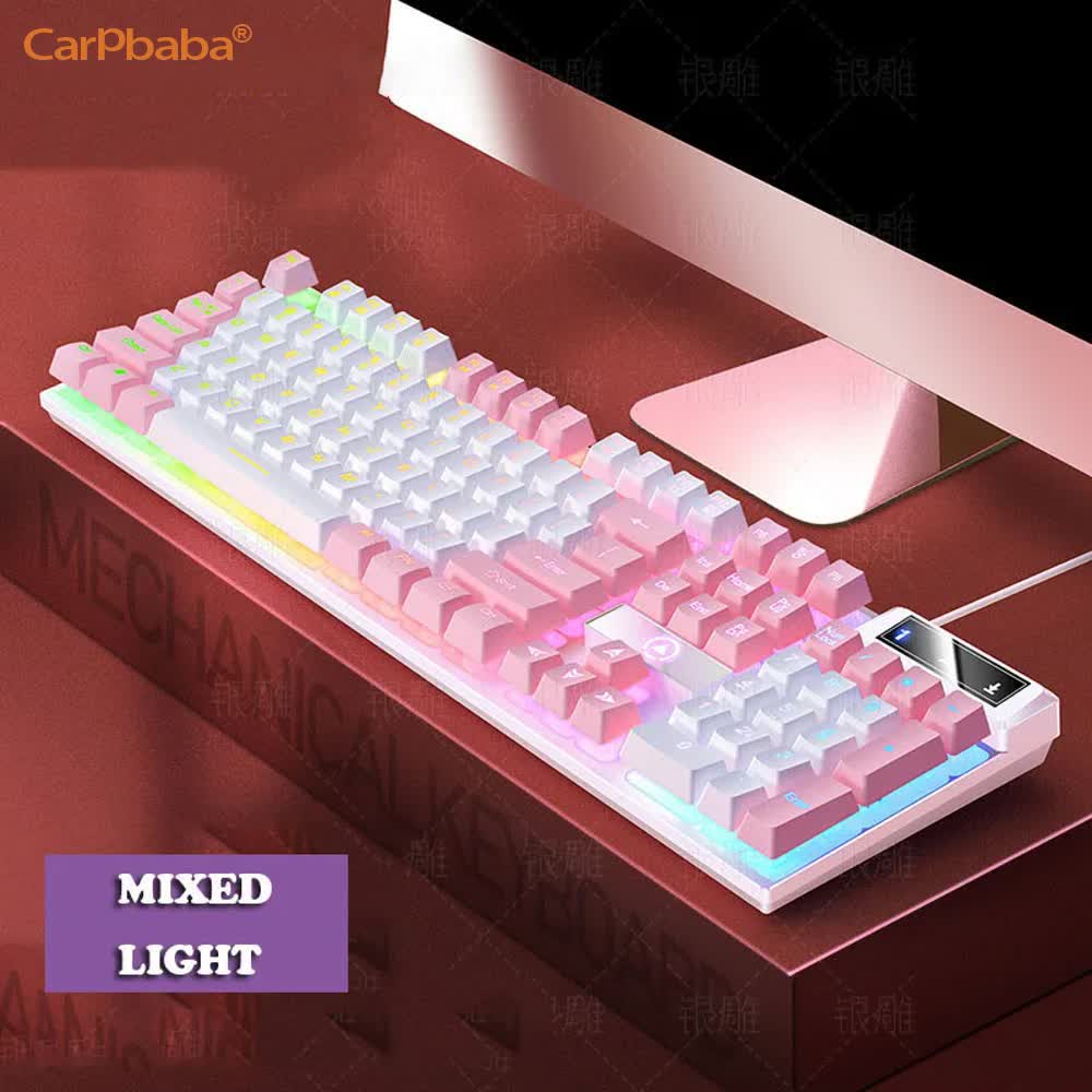 Carpbaba K500 104 Key USB Wire - огляд і ціна Gaming Keyboard Budget