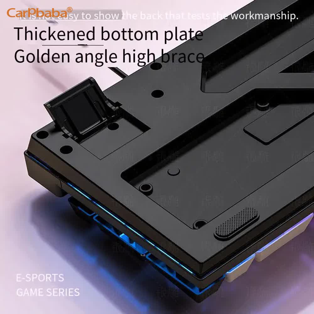 Carpbaba K500 104 Key USB Wire - огляд і ціна Gaming Keyboard Budget