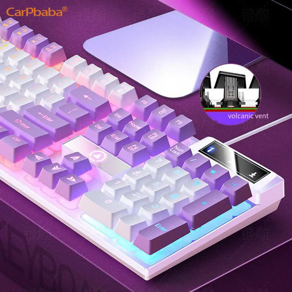 Carpbaba K500 104 Key USB Wire - огляд і ціна Gaming Keyboard Budget
