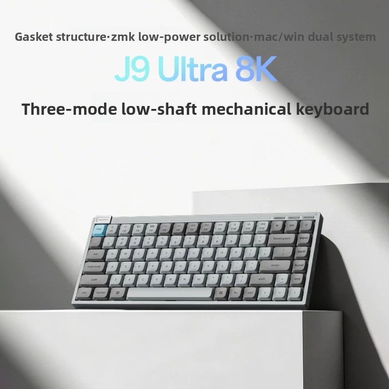 Original J9Ultra Tri-Mode 8K L - огляд і ціна Gaming Keyboard That Is Quiet