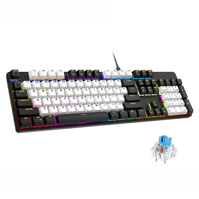 E-sports Mechanical Keyboard A - огляд і ціна Gaming Keyboard No Noise