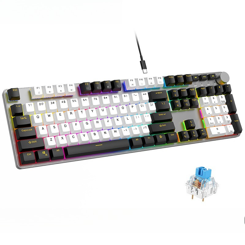 E-sports Mechanical Keyboard A - огляд і ціна Gaming Keyboard No Noise