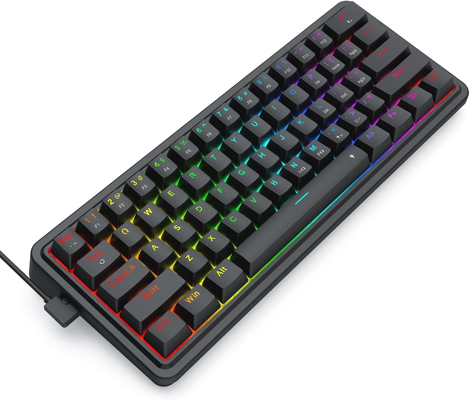Redragon K722 60% Wired Gasket - огляд і ціна Gaming Keyboard No Noise
