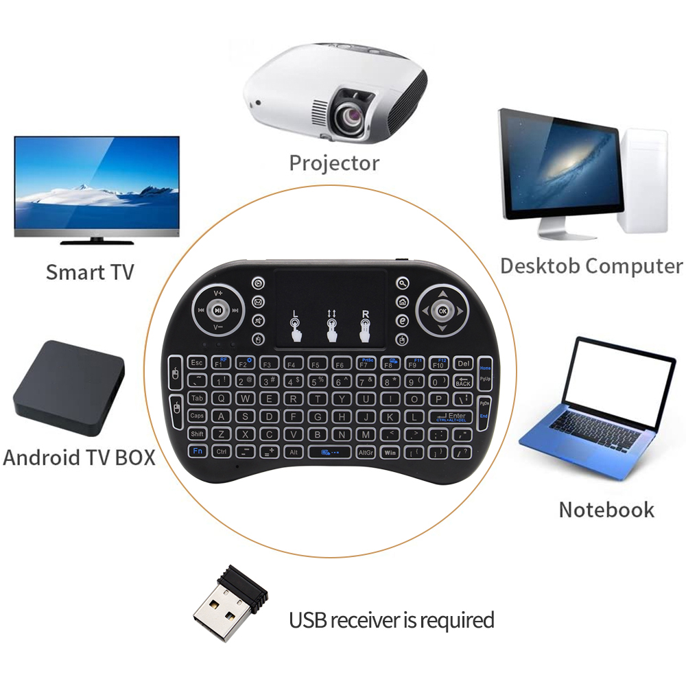 Backlit English Russian French - огляд і ціна Gaming Keyboard And Mouse Wireless