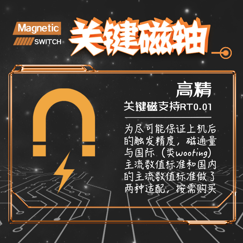 Duhuk Key Magnetic Switch High - огляд і ціна Gaming Keyboard No Noise
