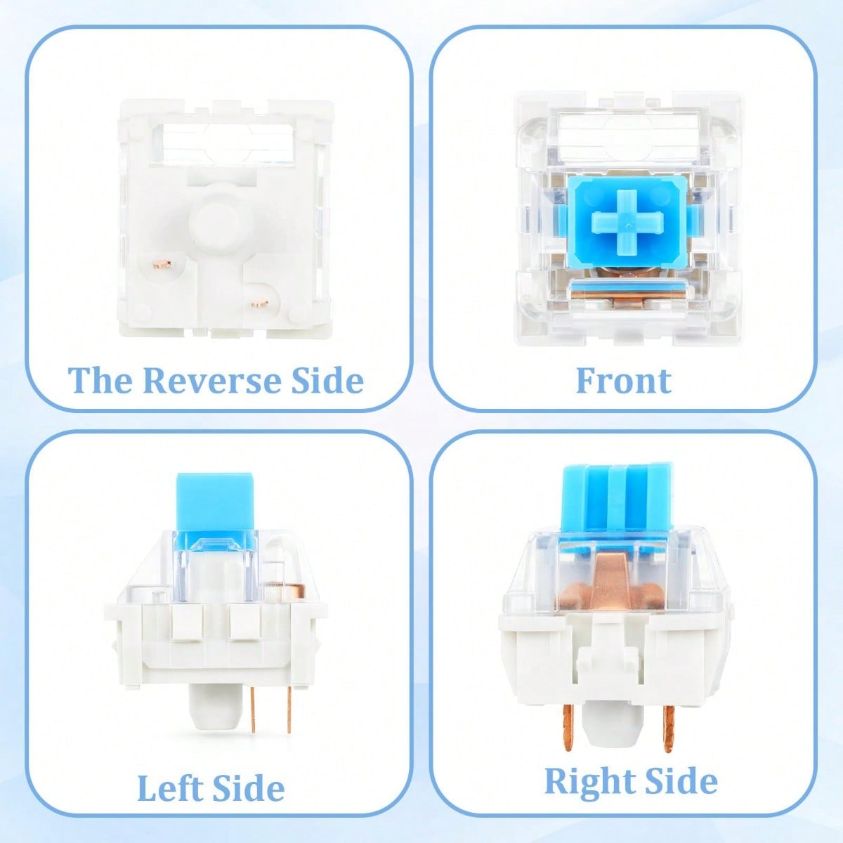 100 Practical Blue Switches, H - огляд і ціна Keyboard Gaming Blue Switch