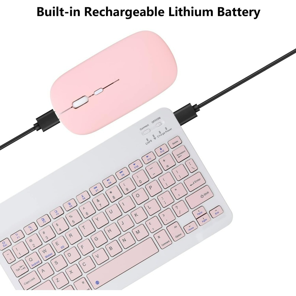 10 lnch Wireless  Bluetooth Mi - огляд і ціна Gaming Keyboard And Mouse Wireless