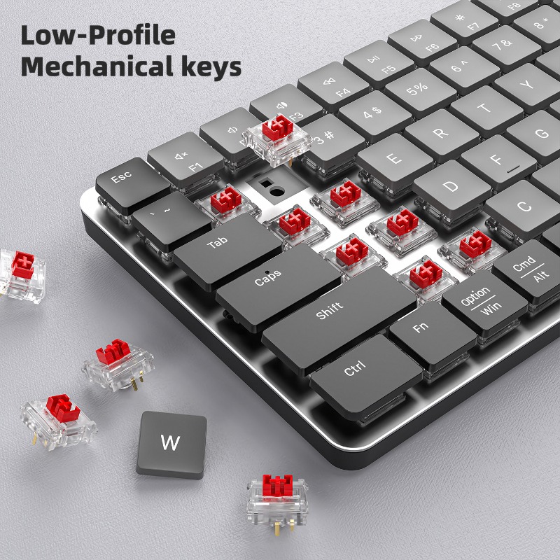Bluetooth Dual-Mode Ultra-Thin - огляд і ціна Gaming Keyboard That Is Quiet