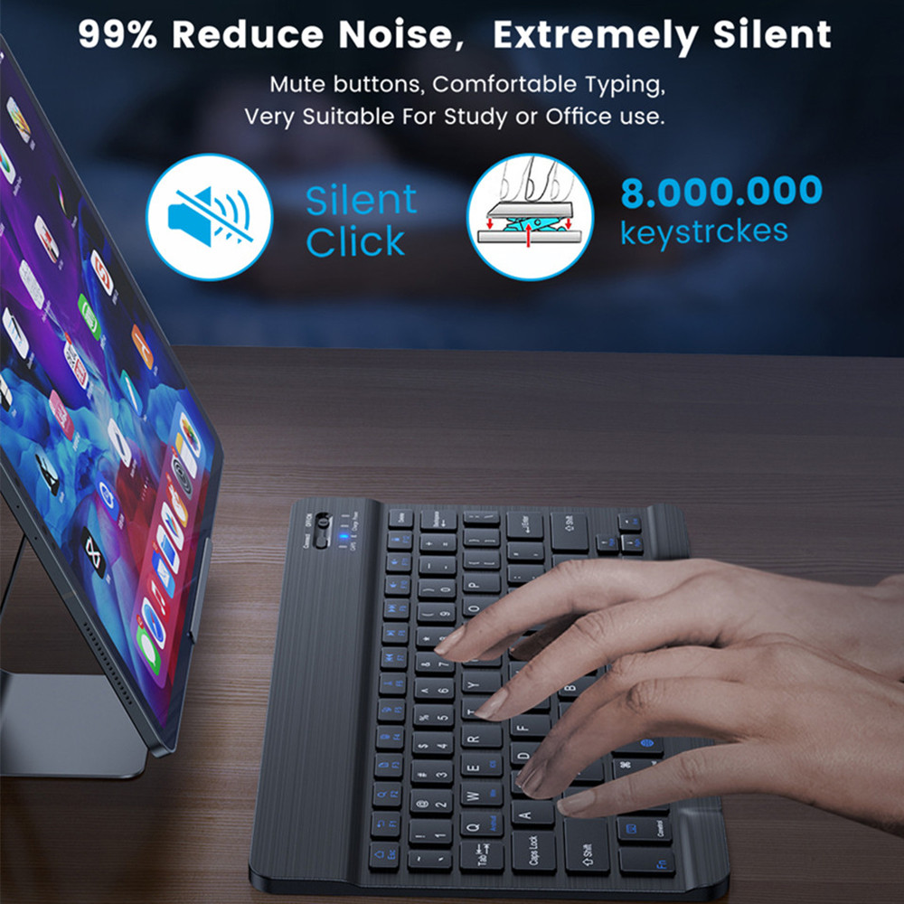 10 lnch  Wireless  Bluetooth M - огляд і ціна Gaming Keyboard And Mouse Wireless