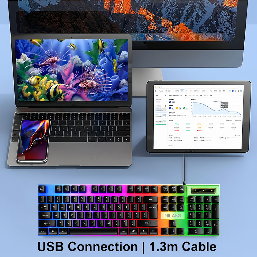 KEBIDUMEI USB Wired Keyboard R - огляд і ціна Gaming Keyboard Budget