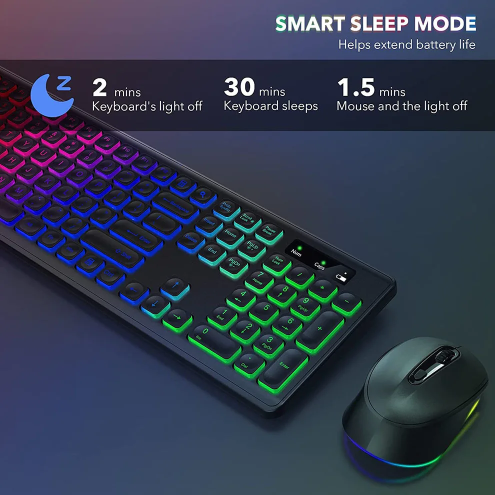 Wireless Keyboard and Mouse Co - огляд і ціна Gaming Keyboard And Mouse Combo Wireless