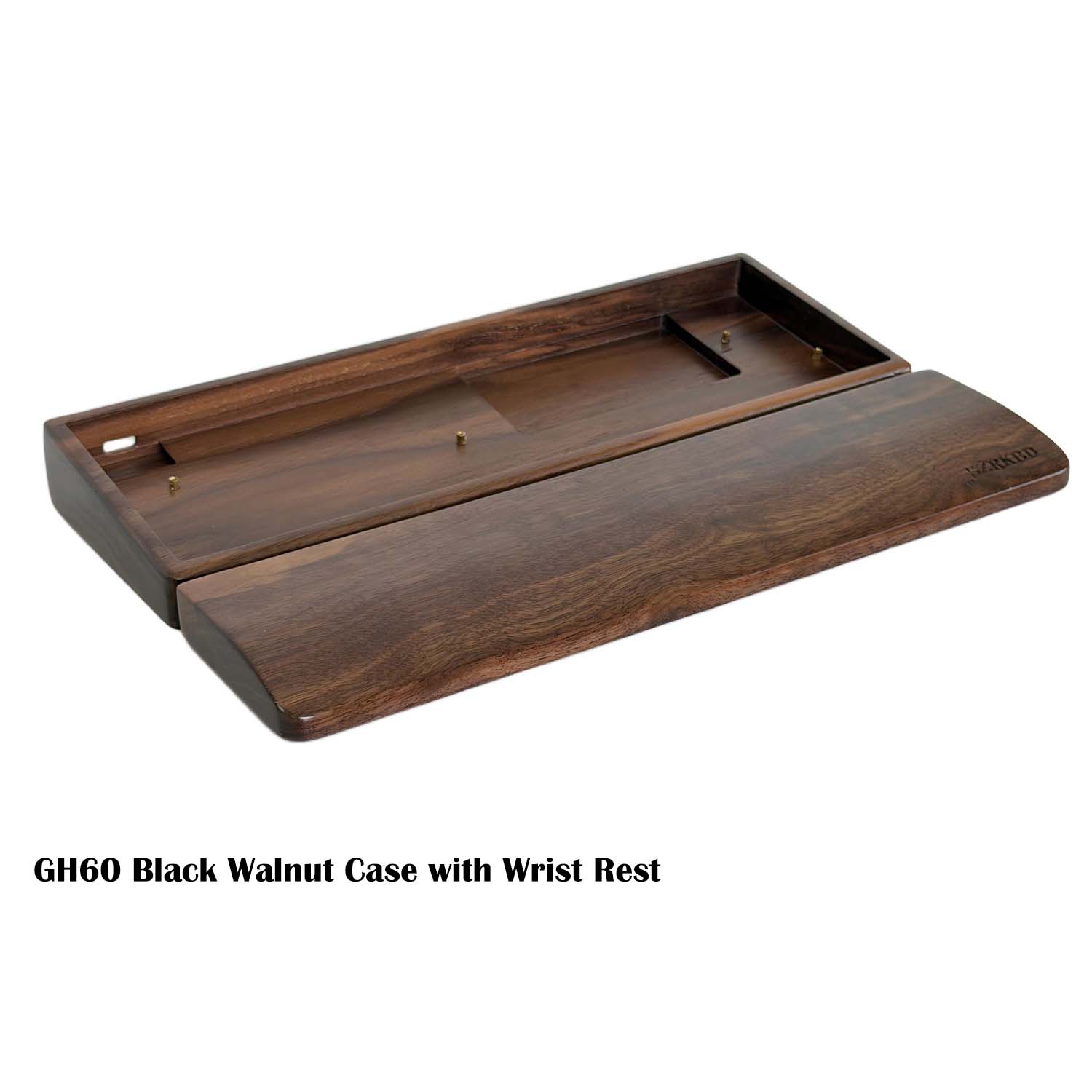 Walnut & Beech Wood 60% Keyboa - огляд і ціна Hot Swap Pcb