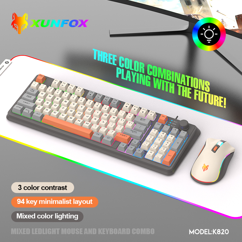 K820 USB Wired Game Keyboard M - огляд і ціна Gaming Keyboard And Mouse Wireless