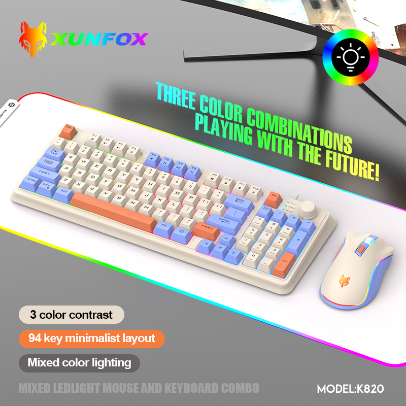 K820 USB Wired Game Keyboard M - огляд і ціна Gaming Keyboard And Mouse Wireless