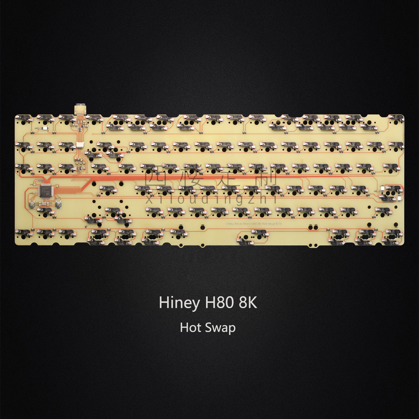 8k hotswap PCB Hiney H80 with  - огляд і ціна Hot Swap Pcb