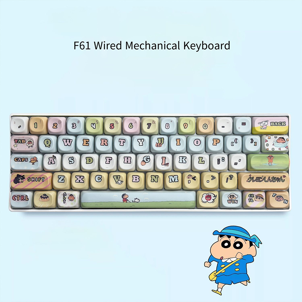 Crayon Shin-Chan 61 Keys Mecha - огляд і ціна Keyboard Gaming Blue Switch