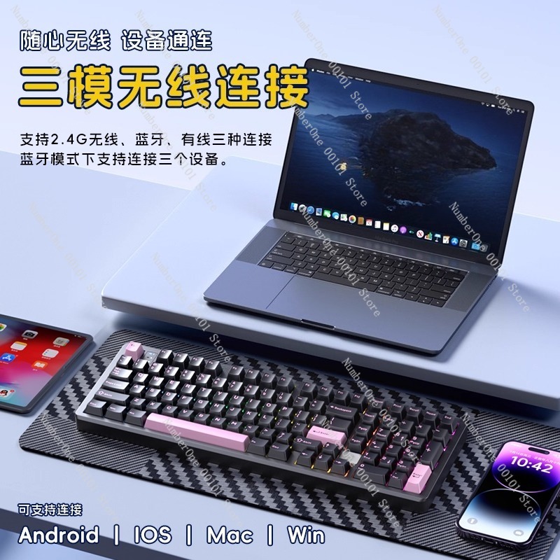 Aluminum Alloy Mechanical Keyb - огляд і ціна Gaming Keyboard Mechanical Wireless