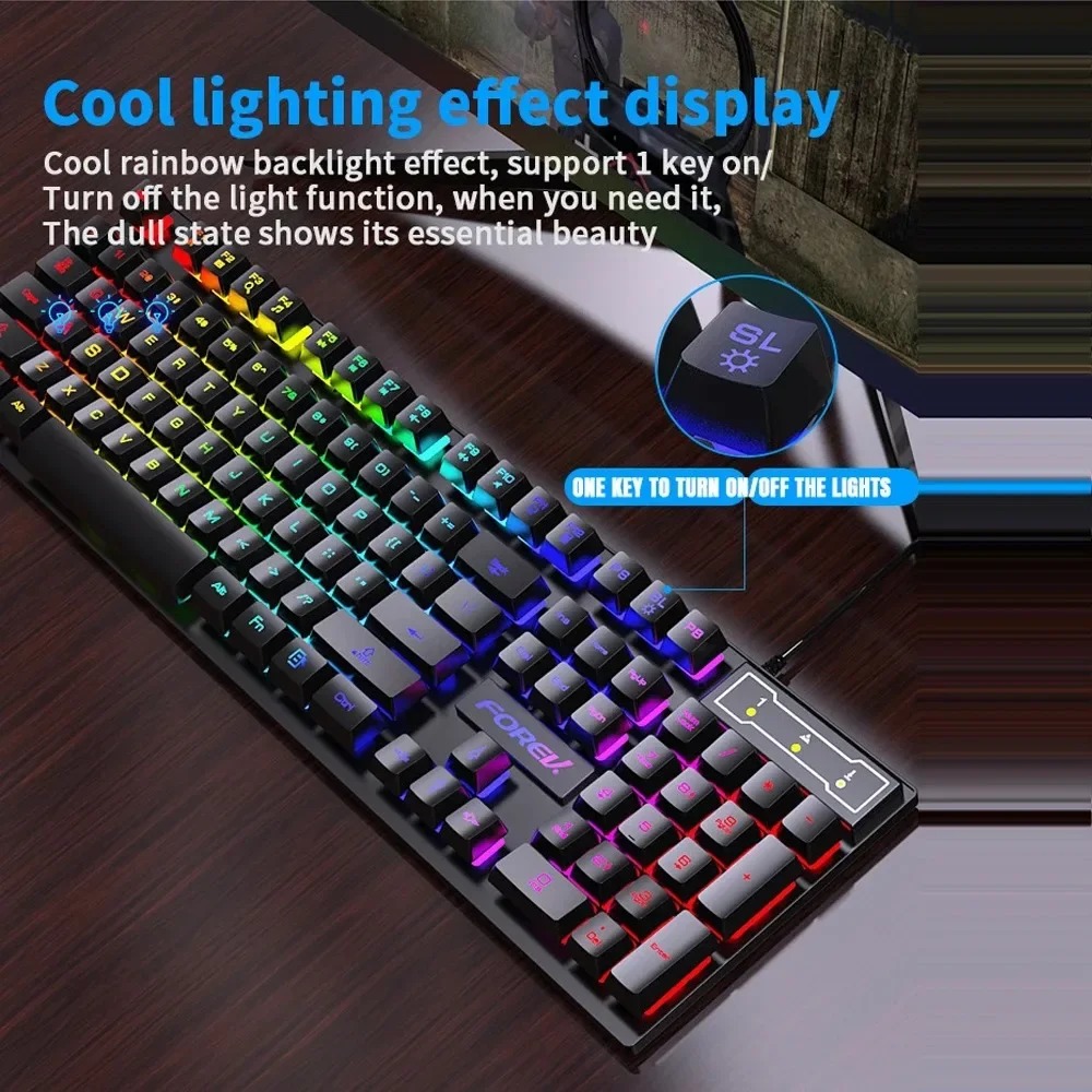 Kebidumei 104 key Backlit Mech - огляд і ціна Gaming Keyboard Budget