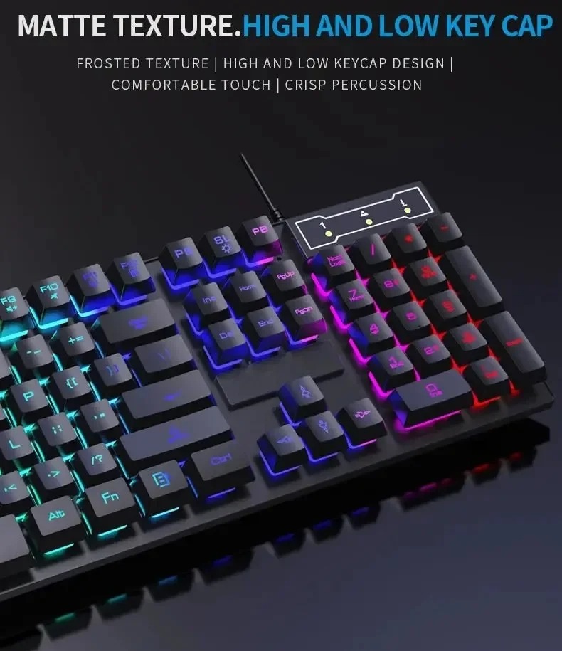 Kebidumei 104 key Backlit Mech - огляд і ціна Gaming Keyboard Budget