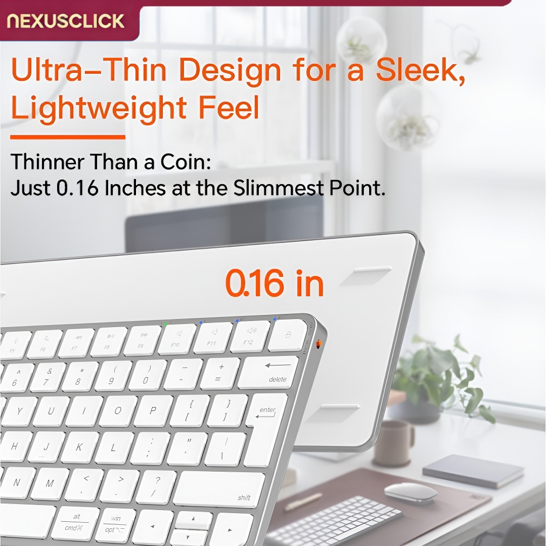 NexusClick Ultra Slim Wireless - огляд і ціна Gaming Keyboard That Is Quiet