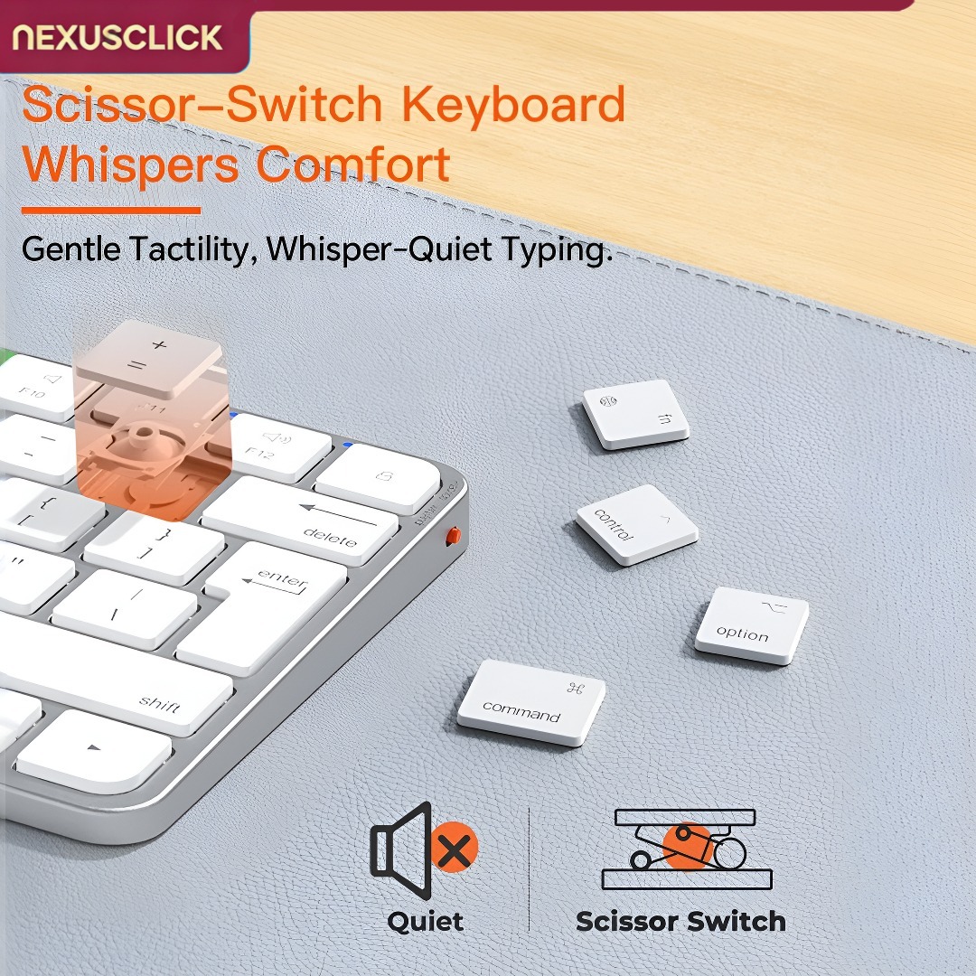 NexusClick Ultra Slim Wireless - огляд і ціна Gaming Keyboard That Is Quiet