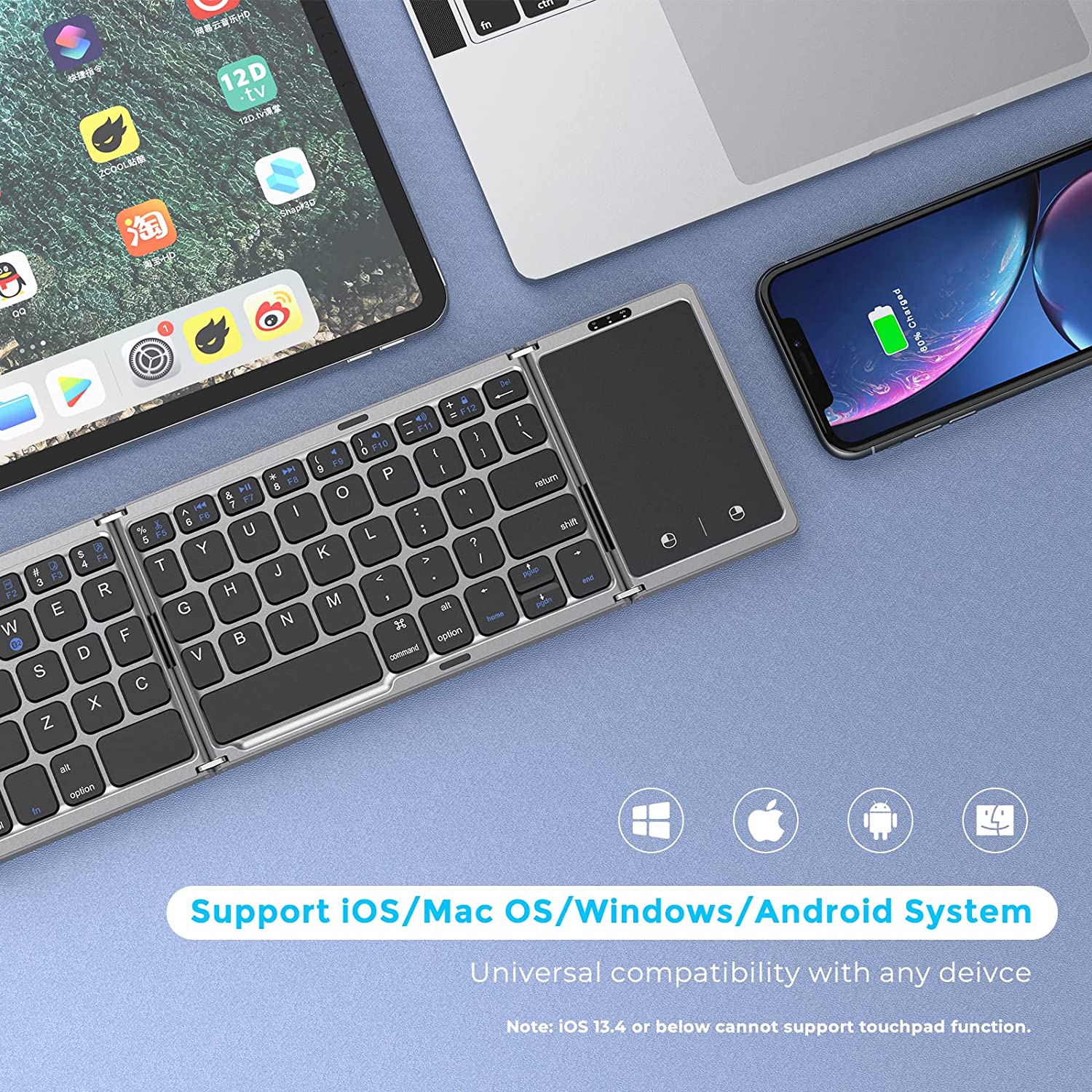 Seenda Foldable Wireless Bluet - огляд і ціна Gaming Keyboard Budget