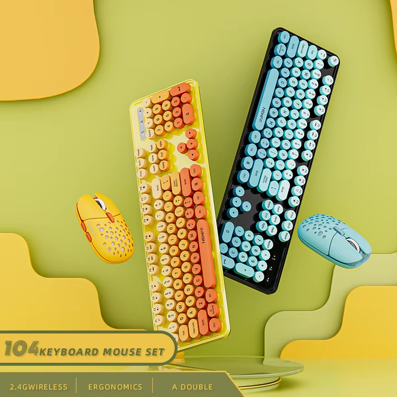 104 Keys 2.4G Wireless Gaming  - огляд і ціна Gaming Keyboard And Mouse Combo Wireless