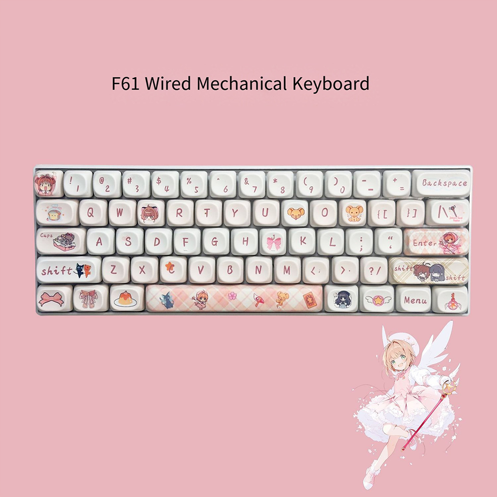 Cardcaptor Sakura 61 Keys Mech - огляд і ціна Keyboard Gaming Blue Switch